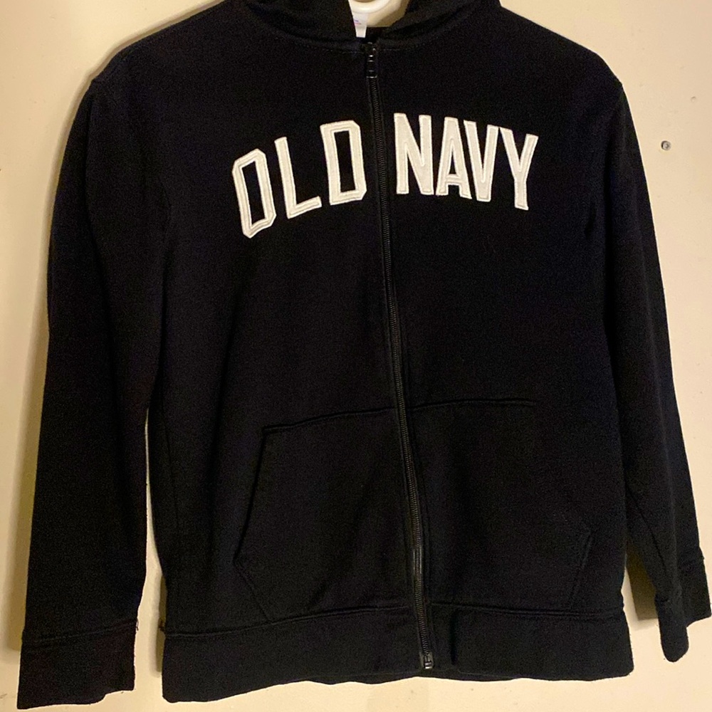 Black Old Navy Zip-Up
